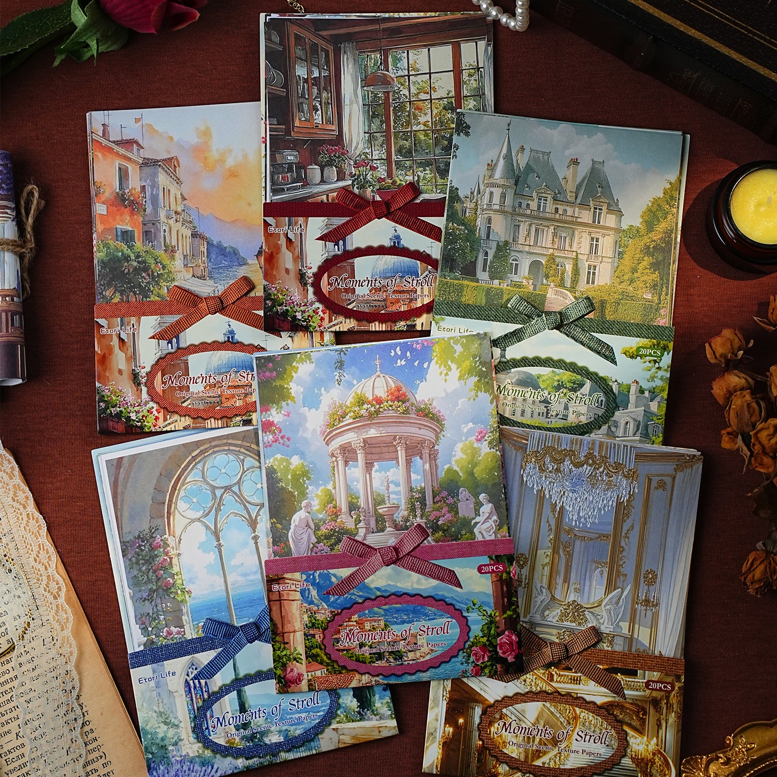 Strolling Time Series Scrapbooking Paper