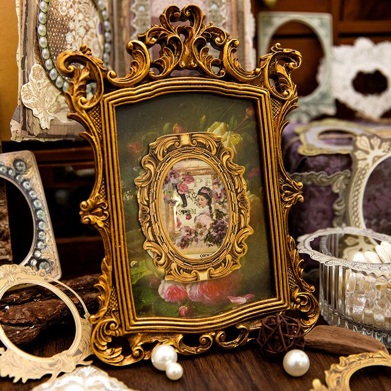 Classical Romantic Border Scrapbook Paper