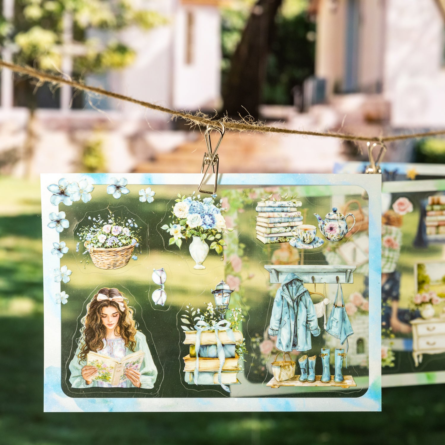 Manor Tour Sticker Book