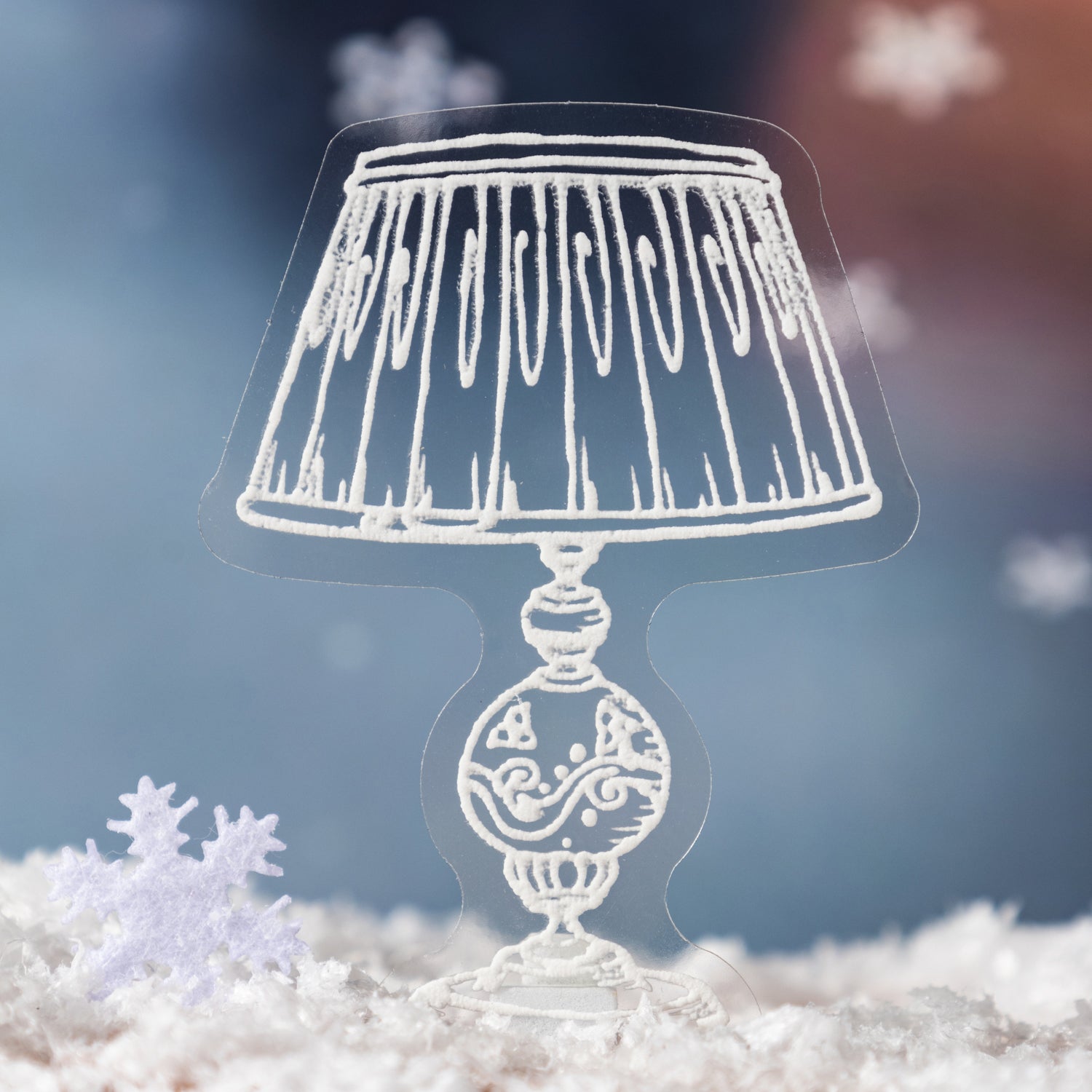 Snow-Creations series PET 3D foam stickers