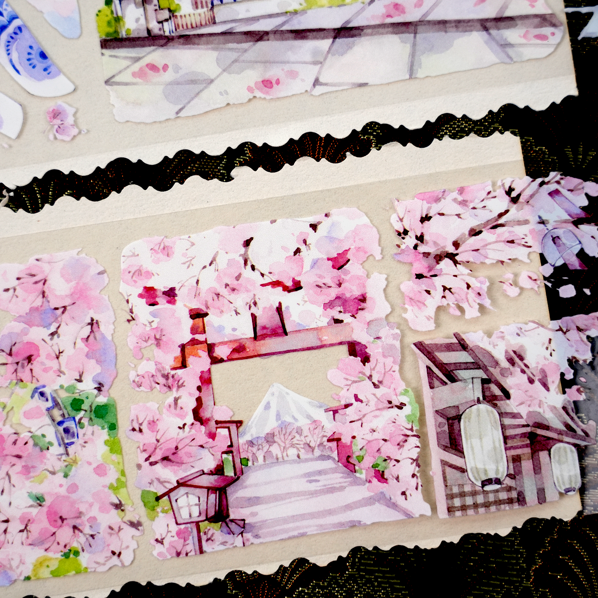 【MENU】The Land of Cherry Blossoms Landscaping Tape