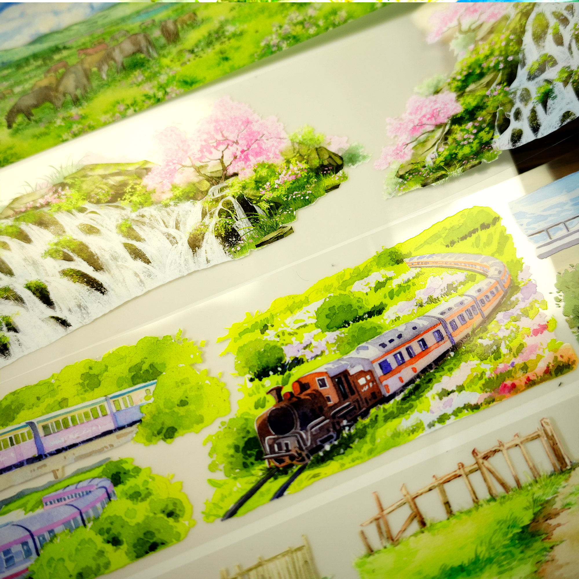 【ZERO】Forest Steppe Landscaping Tape(40 Styles)(Whole Roll Tape)