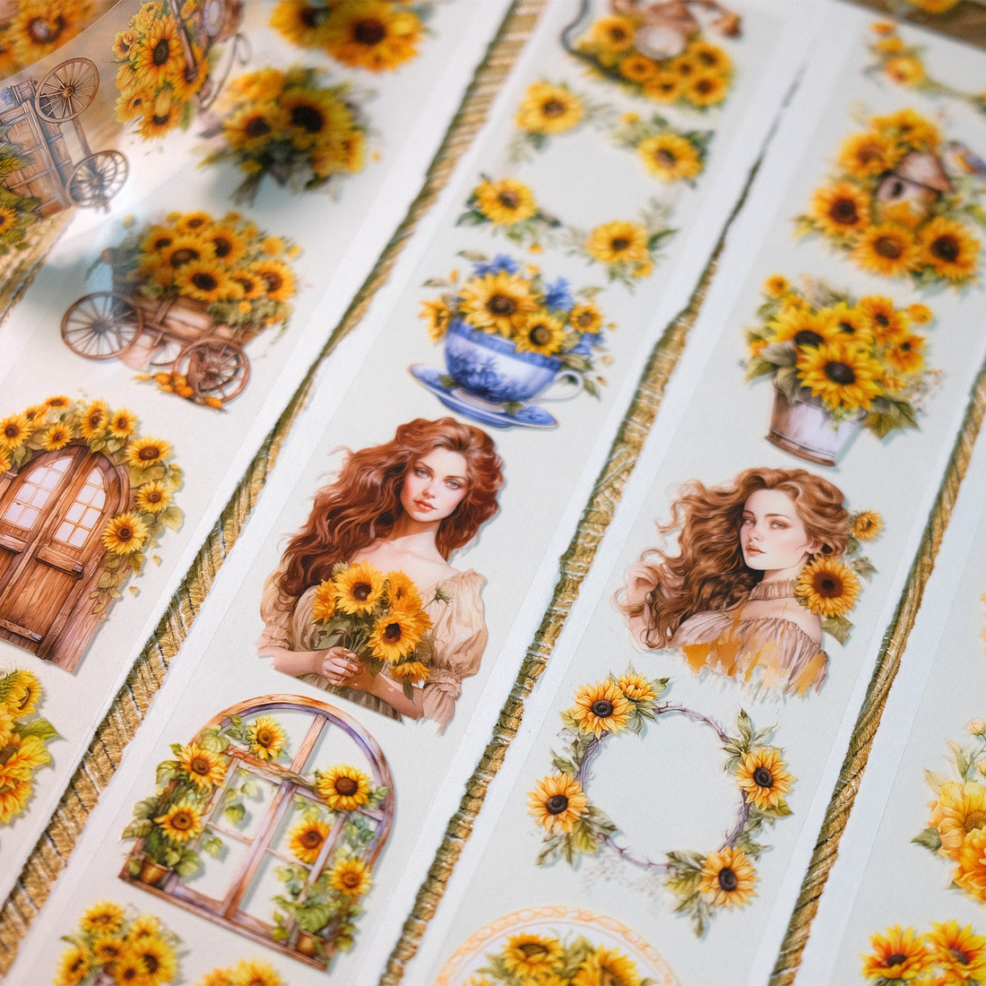 Love Sunflower PET Tape| No.11 | MOOBOOM Design