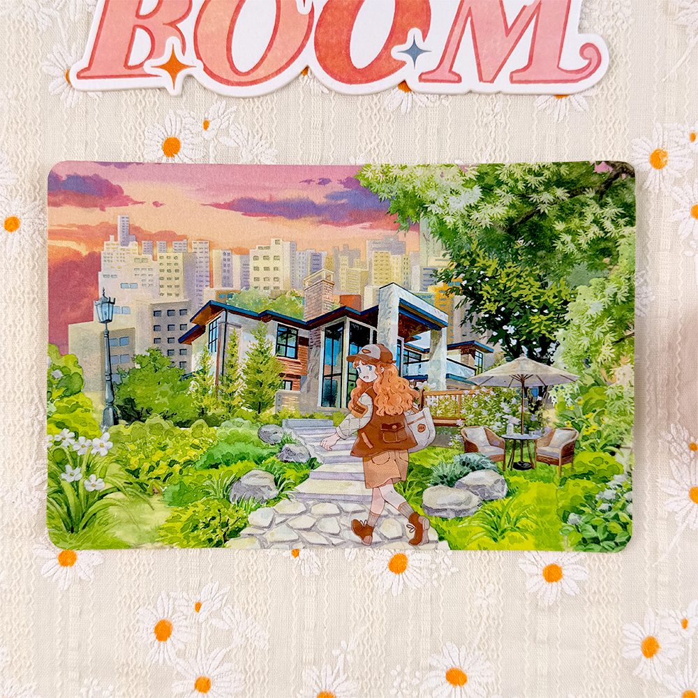 【MOOBOOM】Modern Villa Pre-cut Landscape PET Tape detail image 3