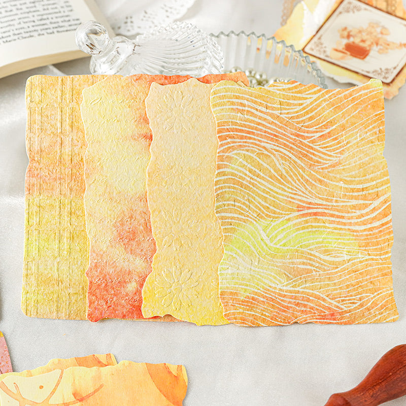 Embossed Printed Scrapbooking Paper