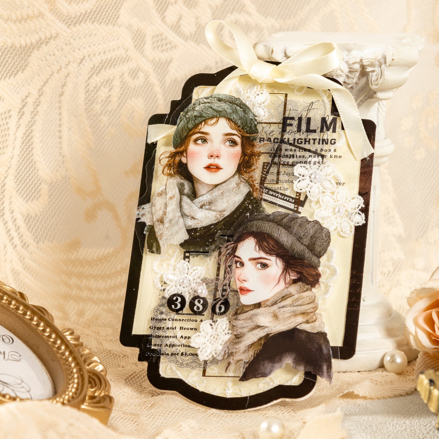 Morning Beauty Character PET Sticker