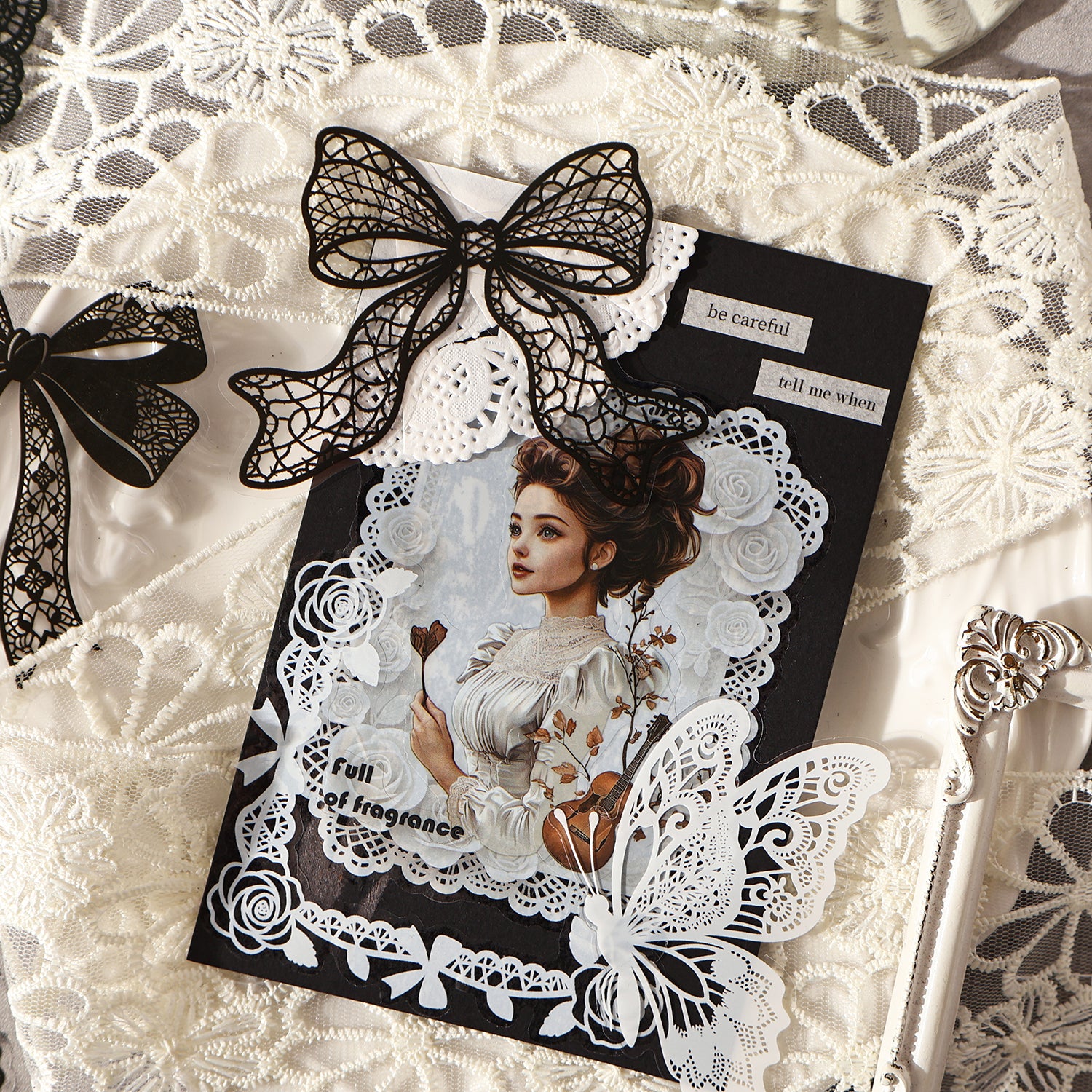 Lace Dream series PET Sticker