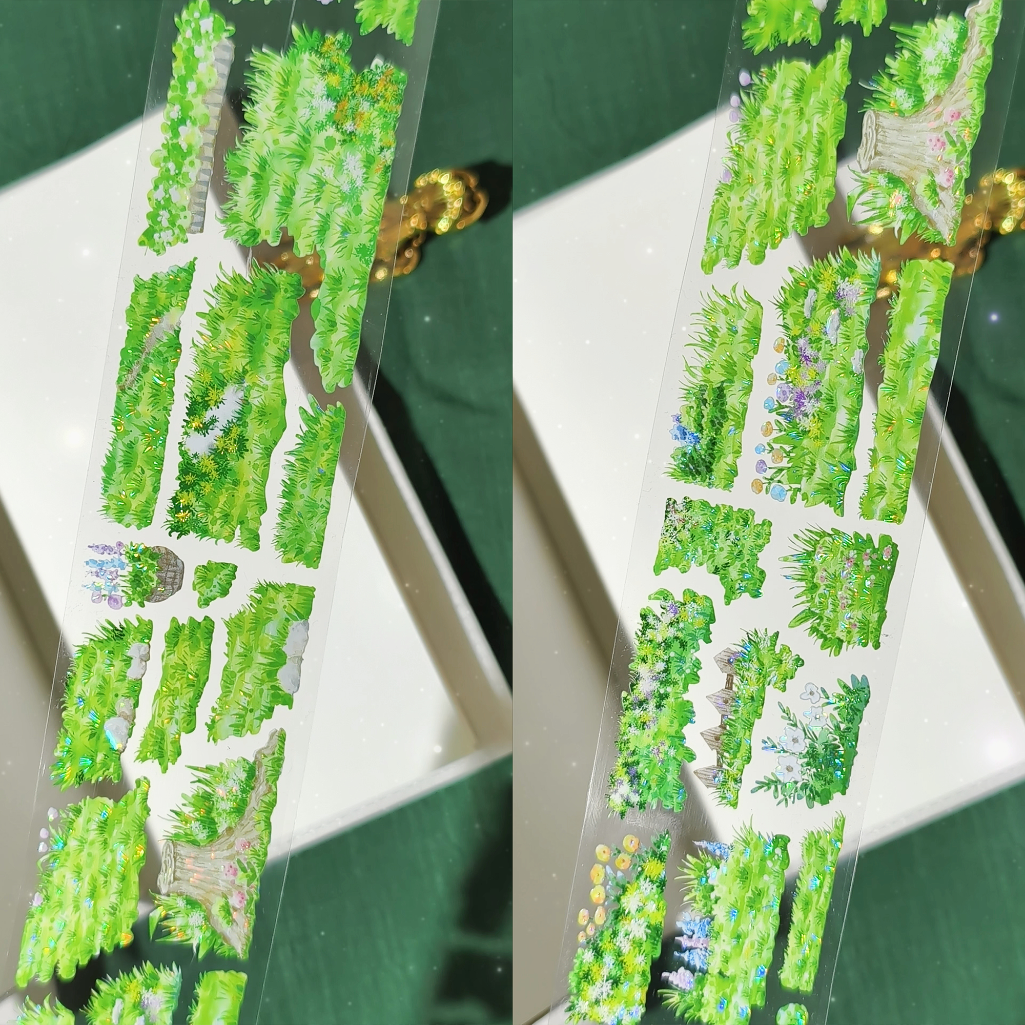 【BOBOYU】Green grassland Landscaping Tape