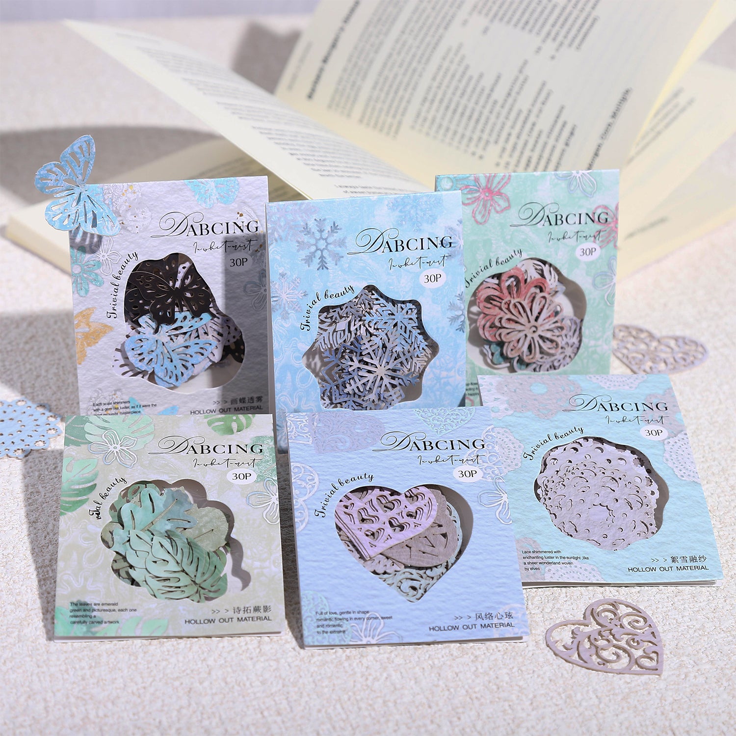 The White Mist is Dancing Scraapbooking Paper