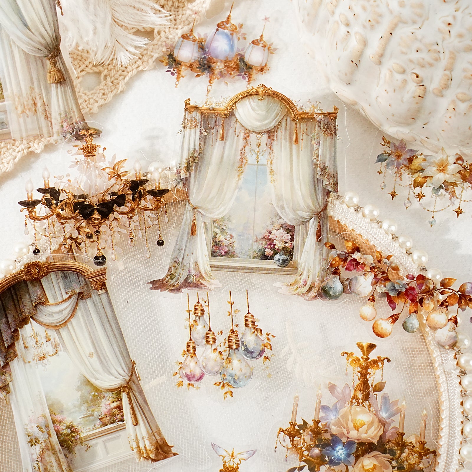 Flower Praise Series PET Sticker