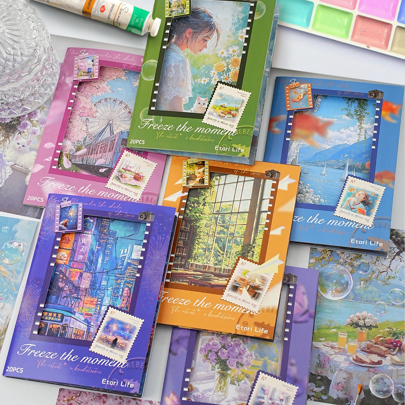 Freeze Moment series Scrapbooking Paper