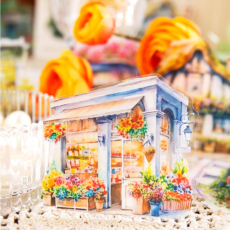 The flower shop PET Sticker