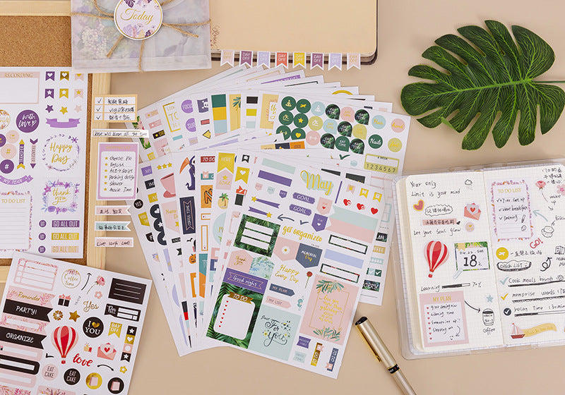 Planner Sticker 1230Pcs