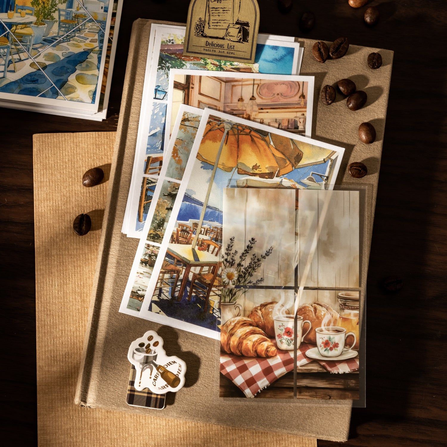 Go To a Coffee Place Sticker Book