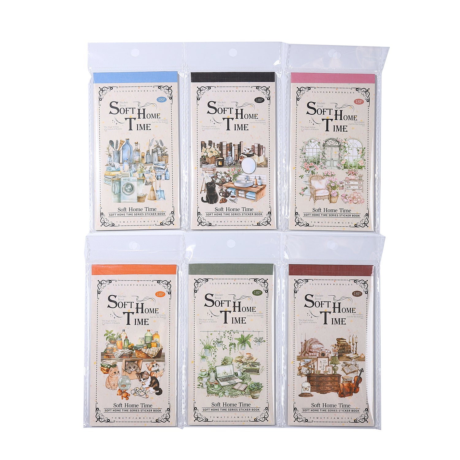 Soft Home Time Sticker Book