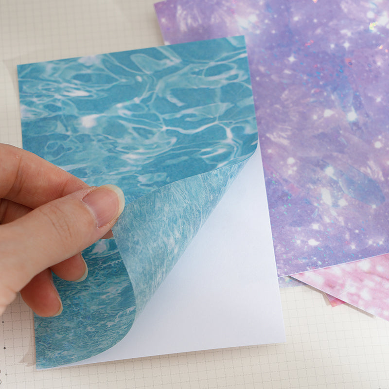 Flowing Sea of Stars PET & Washi Sticker