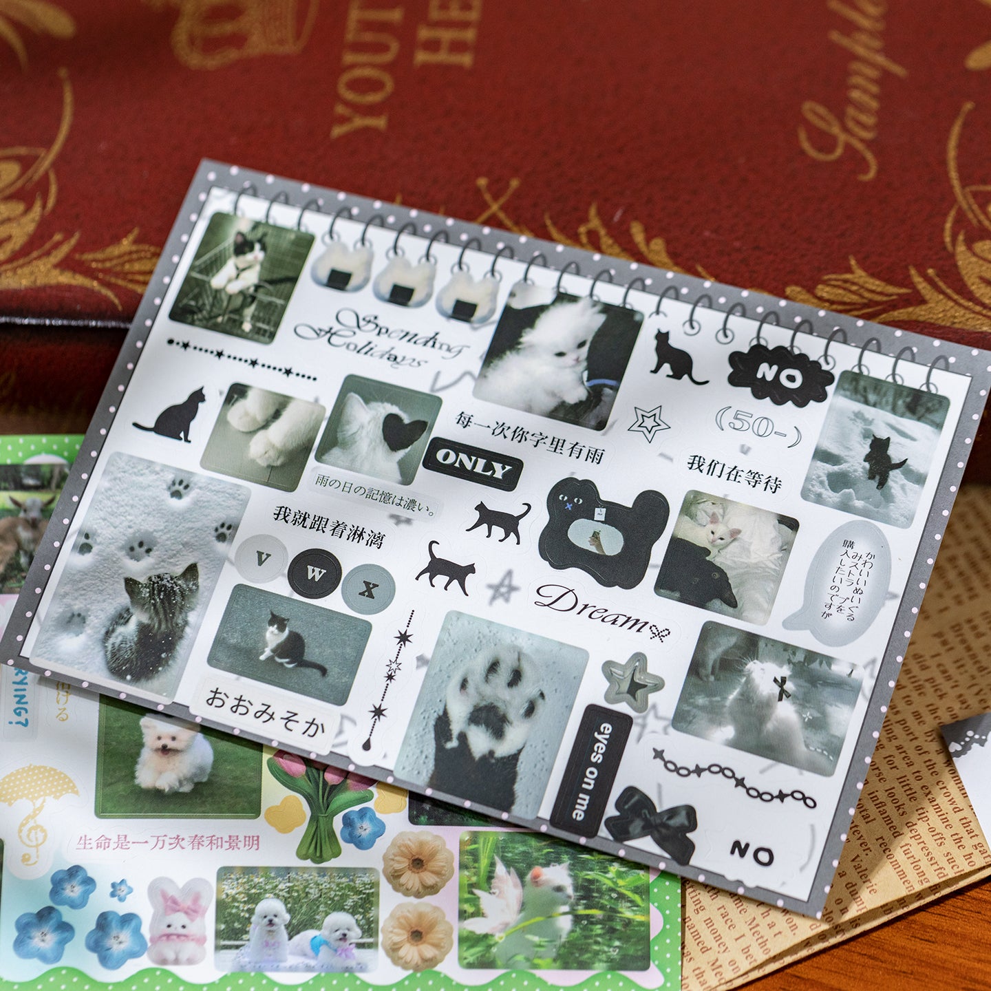 A Lovely World Pre-cut Sticker Book
