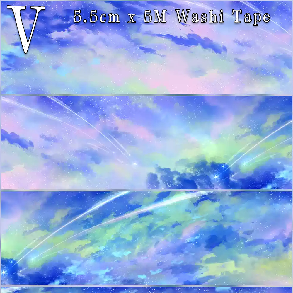 【ZERO】Sky & Grassland Landscaping Tape(40 Styles)(Whole Roll Tape)