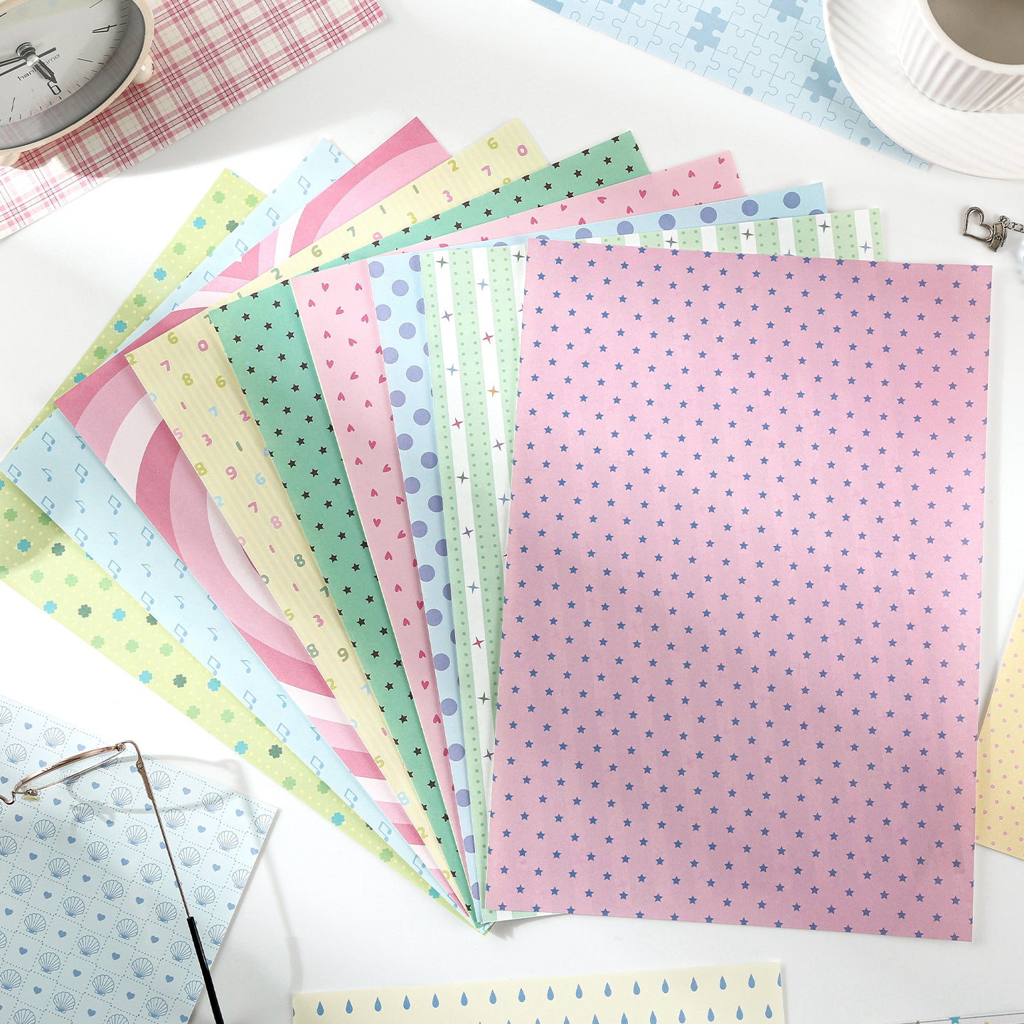 Secrets Among Papers Scrapbooking Paper Book
