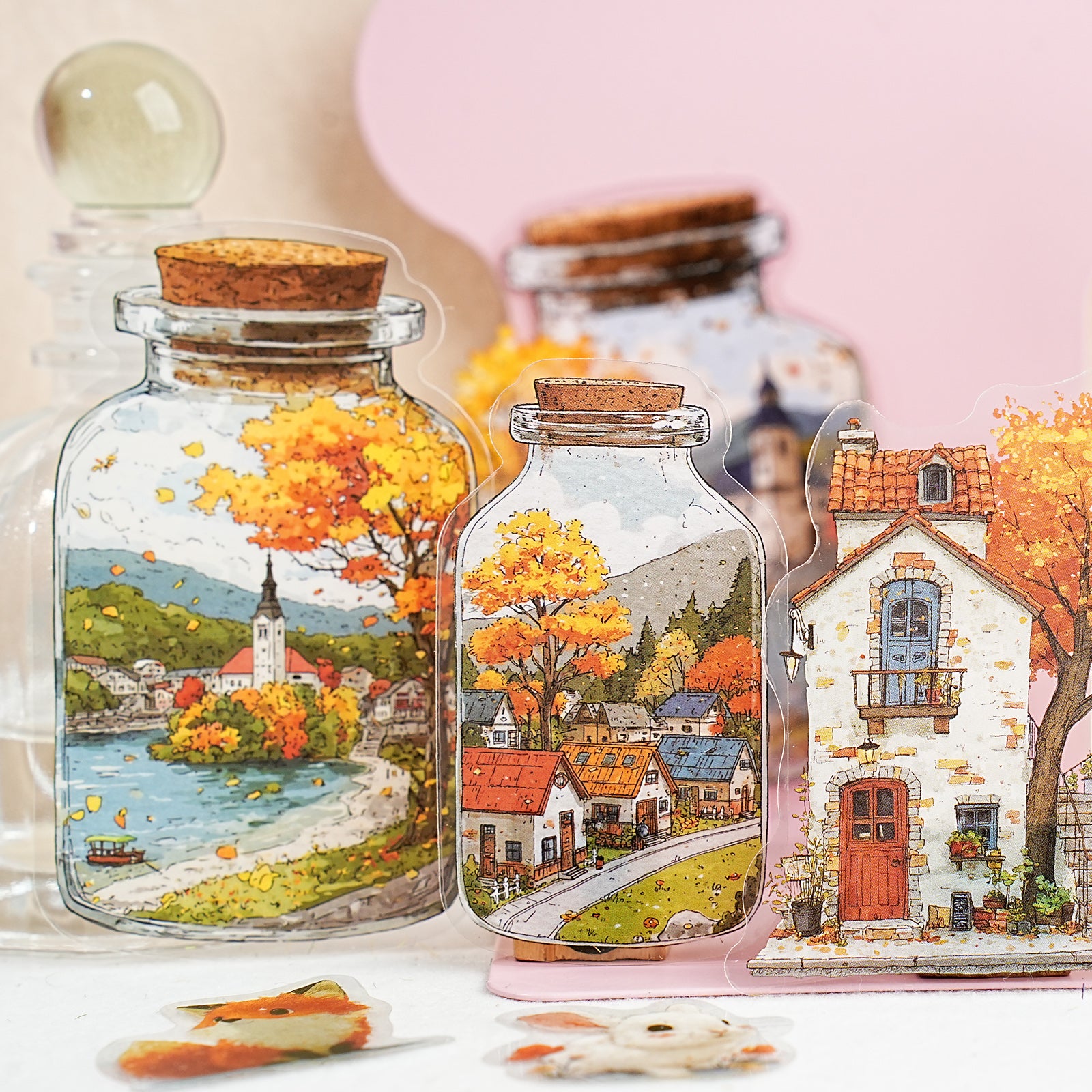 World in a Bottle PET Sticker