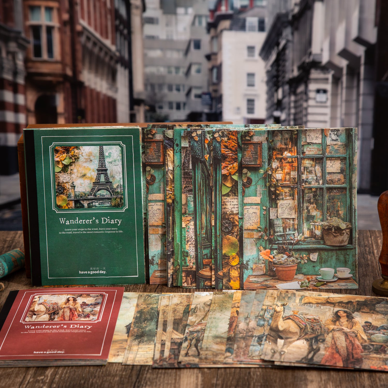 Wanderer's Diary Scrapbooking Paper