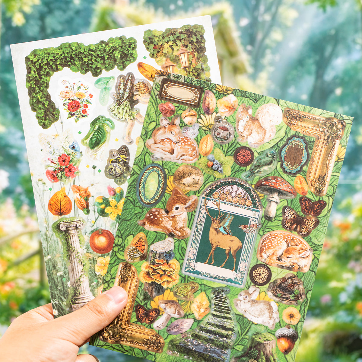 Vintage Treasury Pre-cut Sticker Book