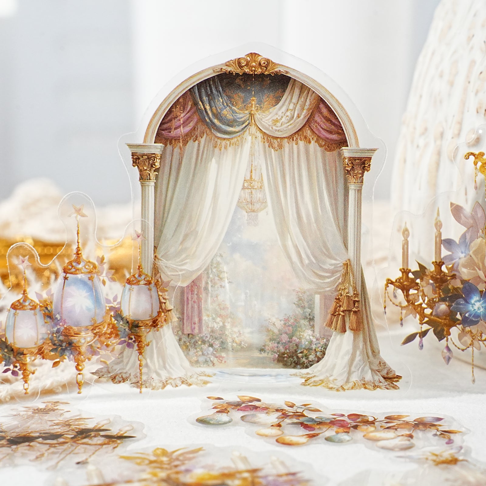 Flower Praise Series PET Sticker