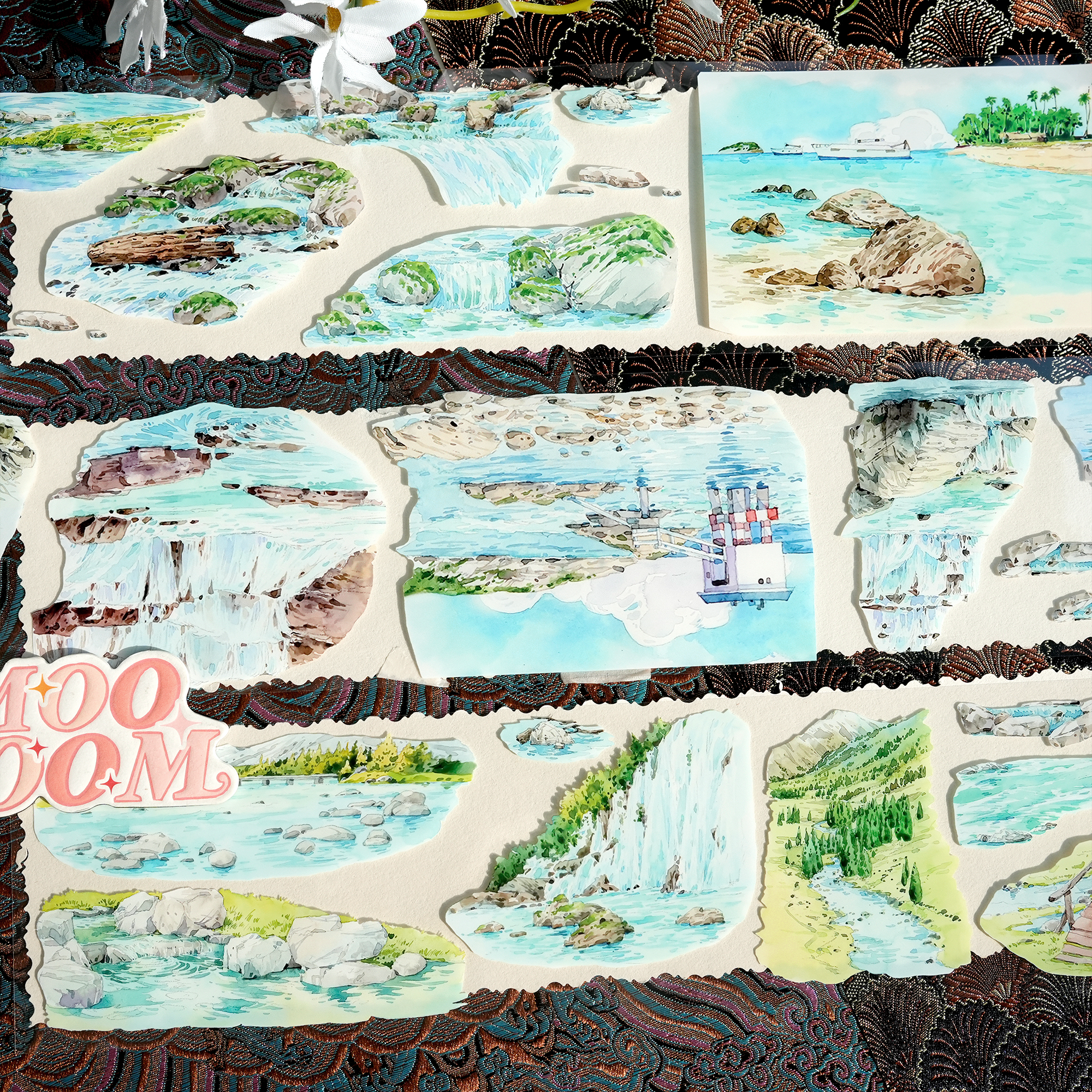 【XT】The picturesque riverbank views  Landscaping Tape