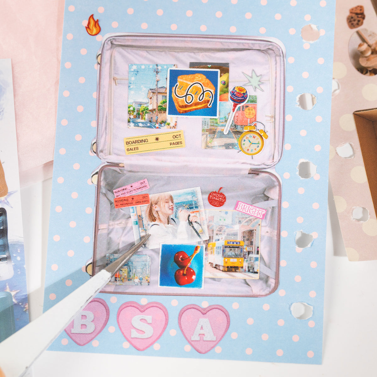 Digital Diary Pre-cut Sticker Book