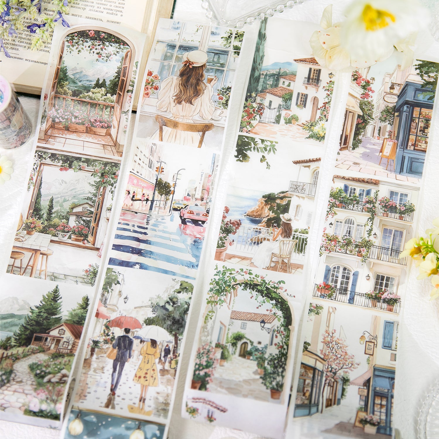 Green Fields Washi Tape