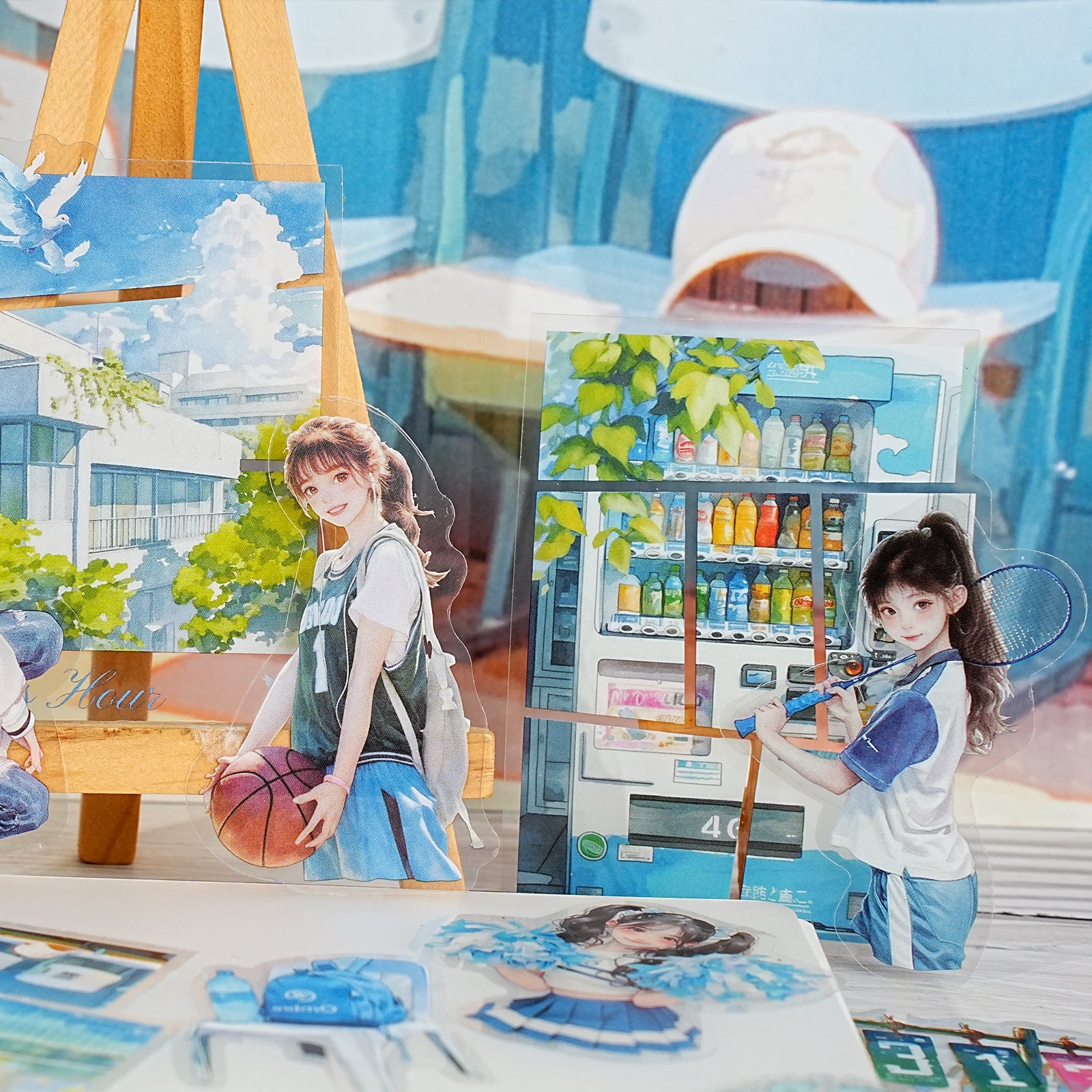 Dream Chasing Serie PET Sticker