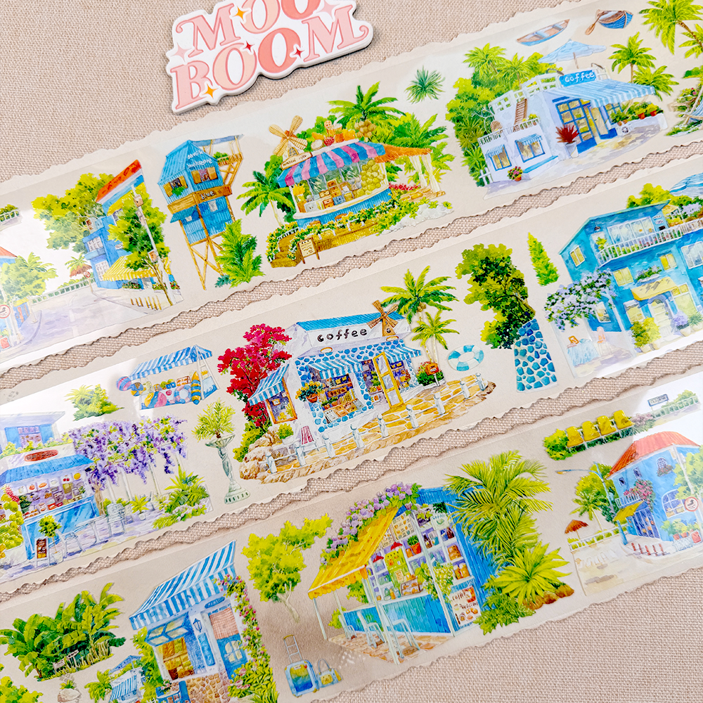 【ZERO】Forest City Landscape PET Tape