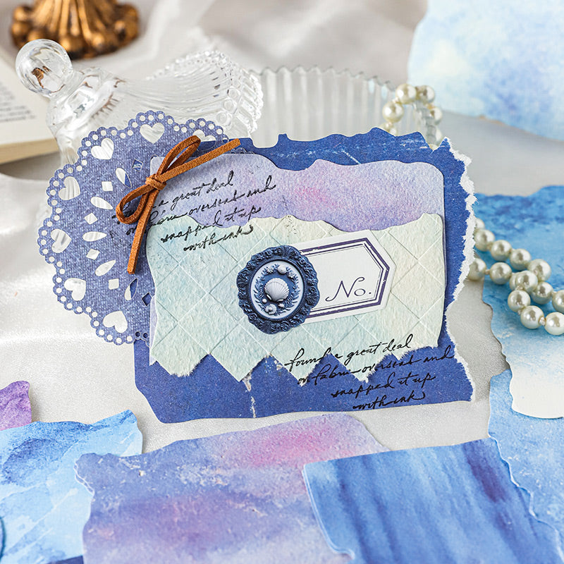 Embossed Printed Scrapbooking Paper