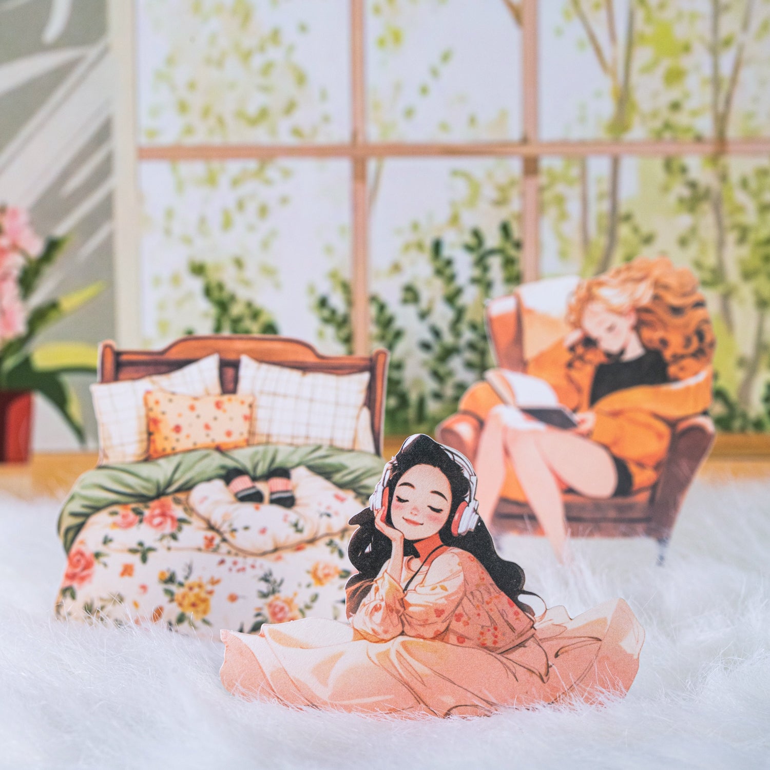 Lie Flat Plan Sticker