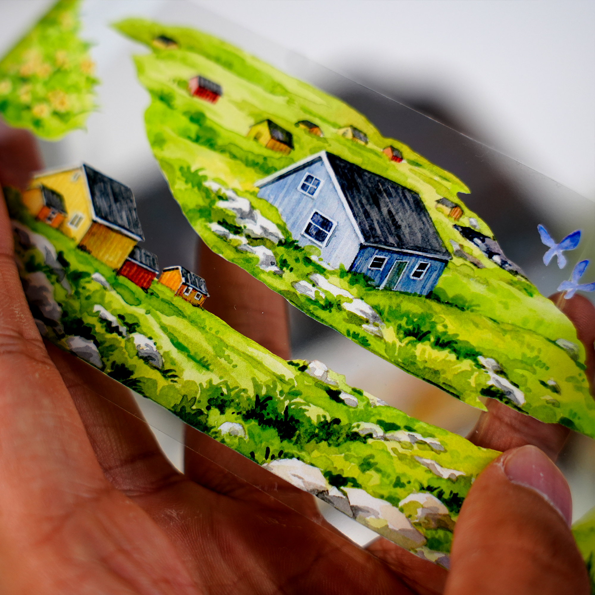 【XT】Sceneries of Mountains and Rivers Through Four Seasons Landscaping Tape