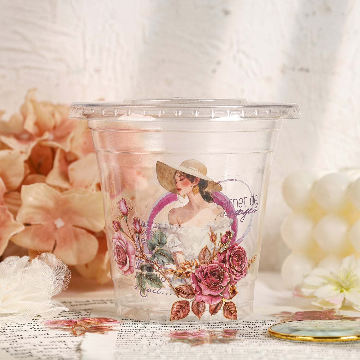 Dreamlike Sea of Flowers Sticker