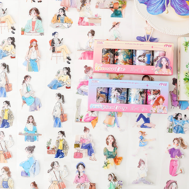 Gentle Years Series Girl Pre-cut PET Tape