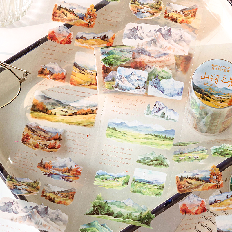 Mountain and Rural Landscape Tape