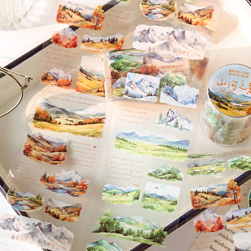 Mountain and Rural Landscape Tape