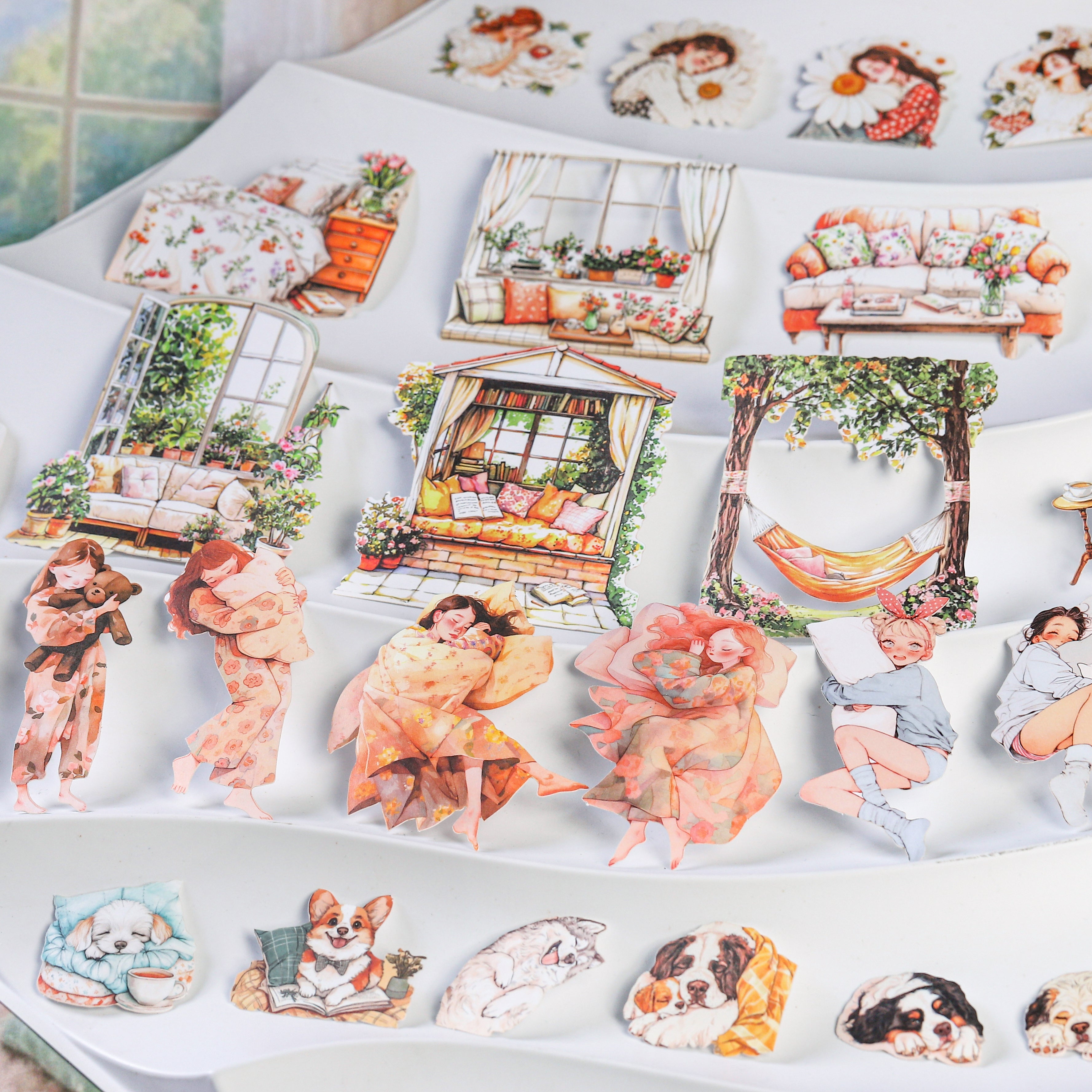 Lie Flat Plan Sticker