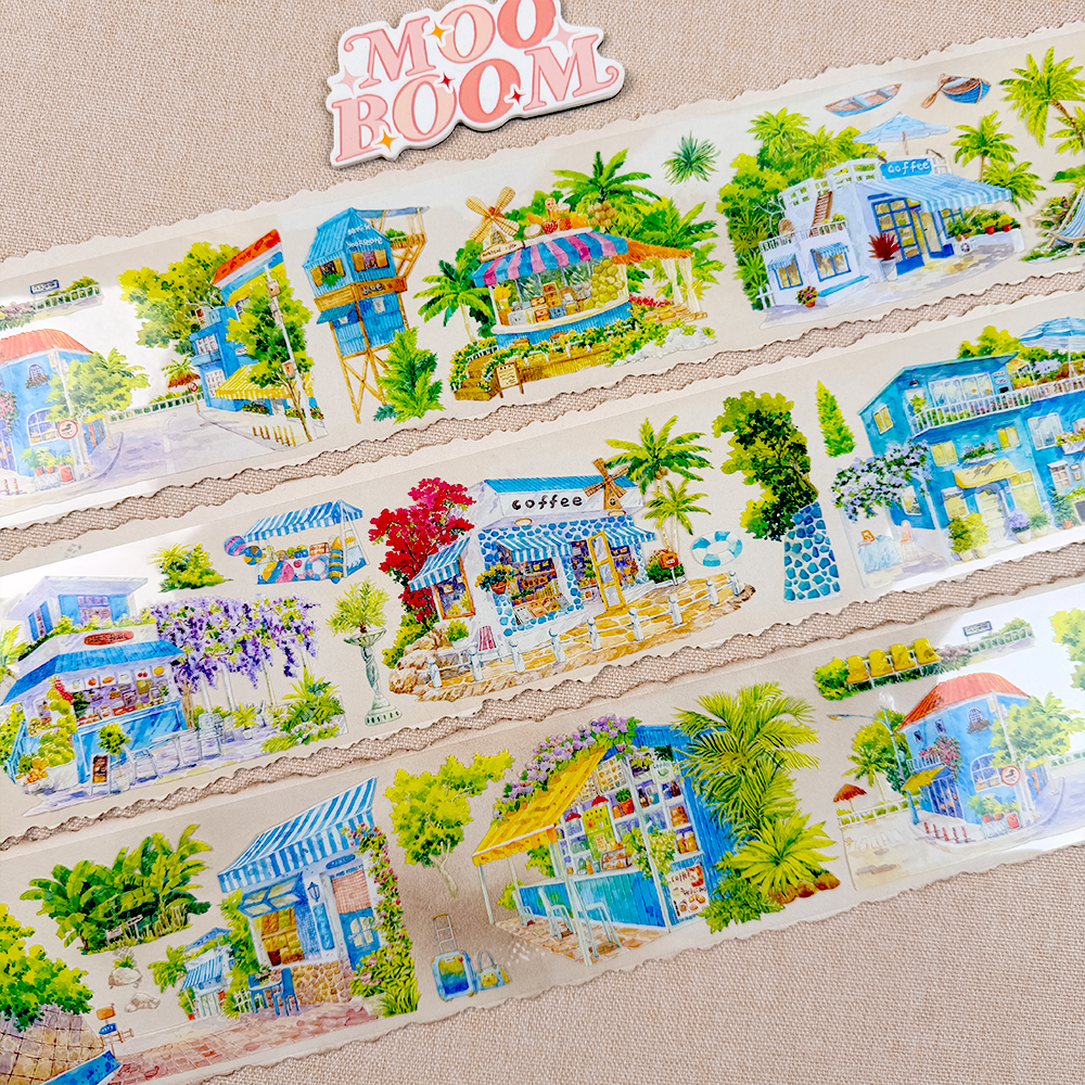 【ZERO】Forest City Landscape PET Tape