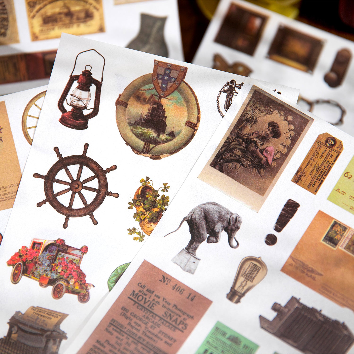 Long Song of Time Series Sticker Book For Scrapbooking and Journaling | MOOBOOM
