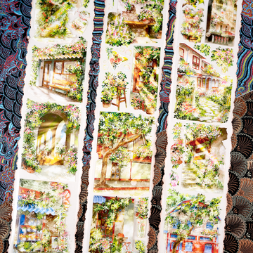 【BOBOYU】Sunny Greenhouse Landscaping Tape