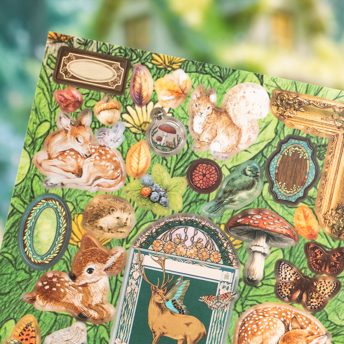Vintage Treasury Pre-cut Sticker Book