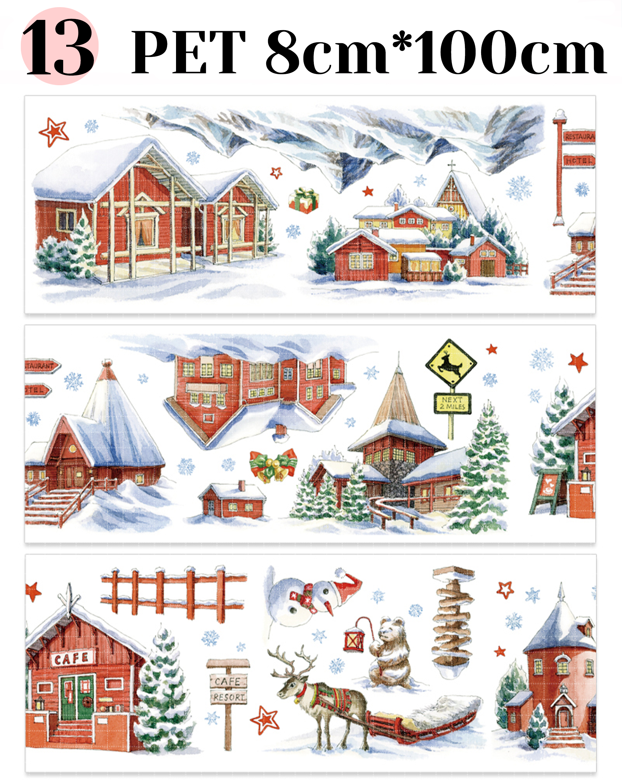 【HZTM】Global Cityscapes Landscaping Tape ( 10 Styles )