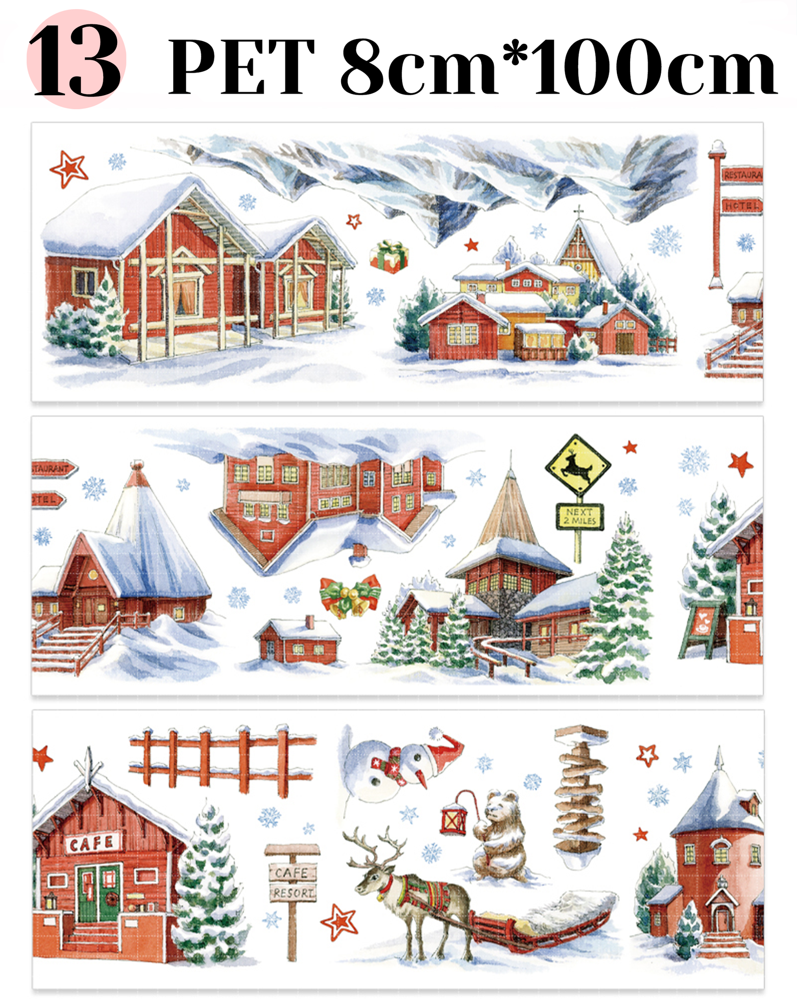 【HZTM】Global Cityscapes Landscaping Tape ( 10 Styles )