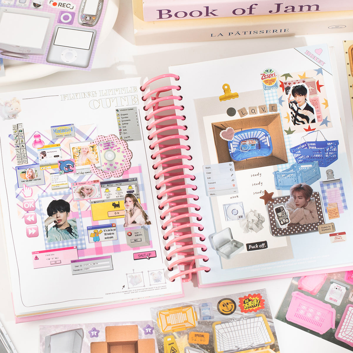 Digital Diary Pre-cut Sticker Book