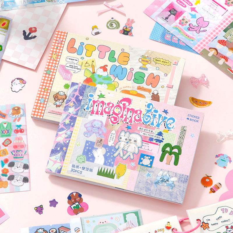 Little Wish Sticker and Paper Book