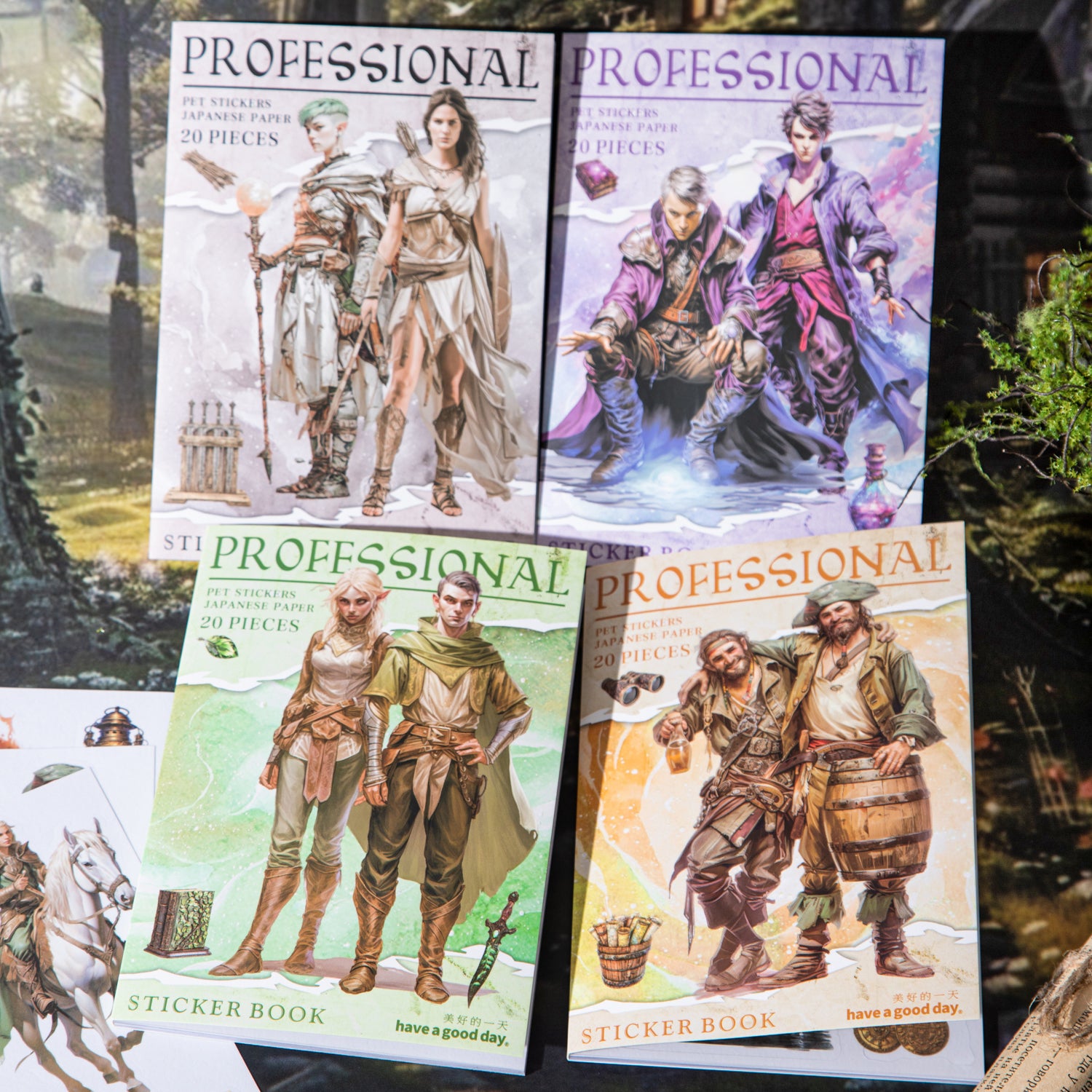 Fantasy Professional Notes Sticker Book