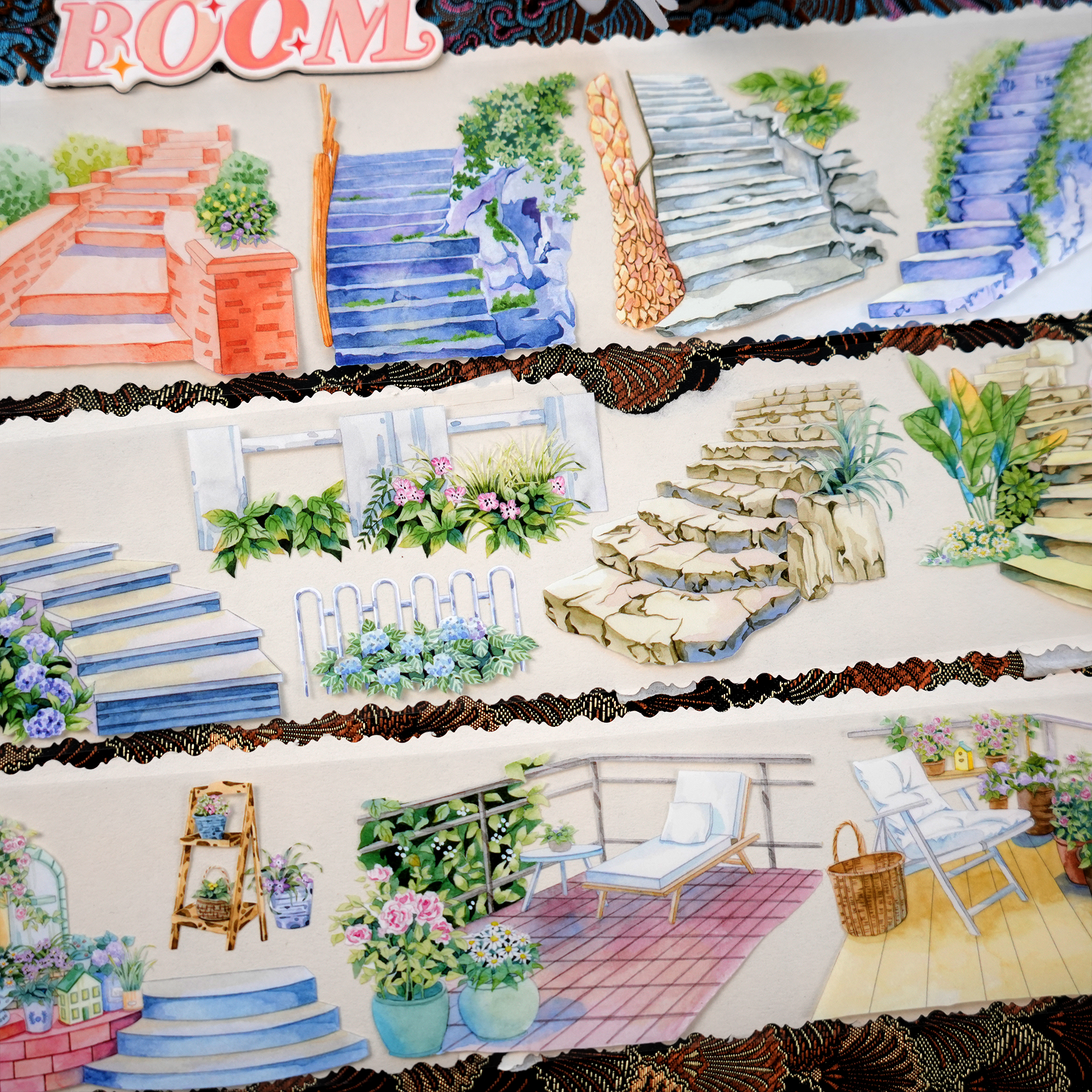 【XT】Stone Steps Landscaping Tape